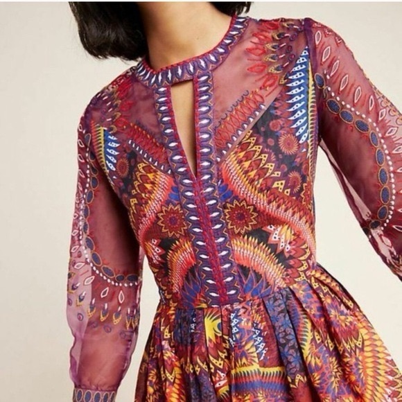 Anthropologie+ Maren Dress with embroidery - Picture 6 of 7